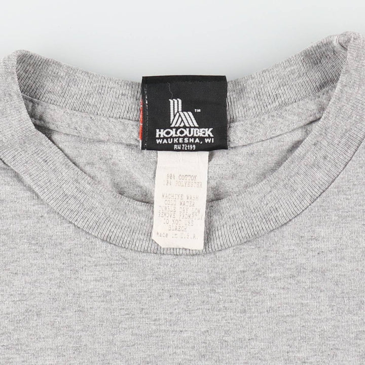 00'S Harley-Davidson Motorcycle Bike T-shirt Made in USA Men's L size cotton gray type Vintage Second Hand