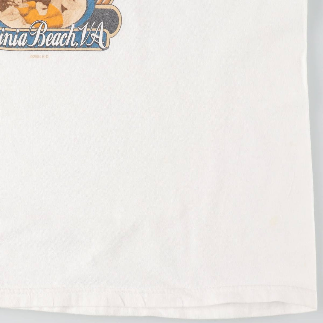 00'S Harley-Davidson Motorcycle Bike T-shirt Made in USA Men's L size /eaa523862