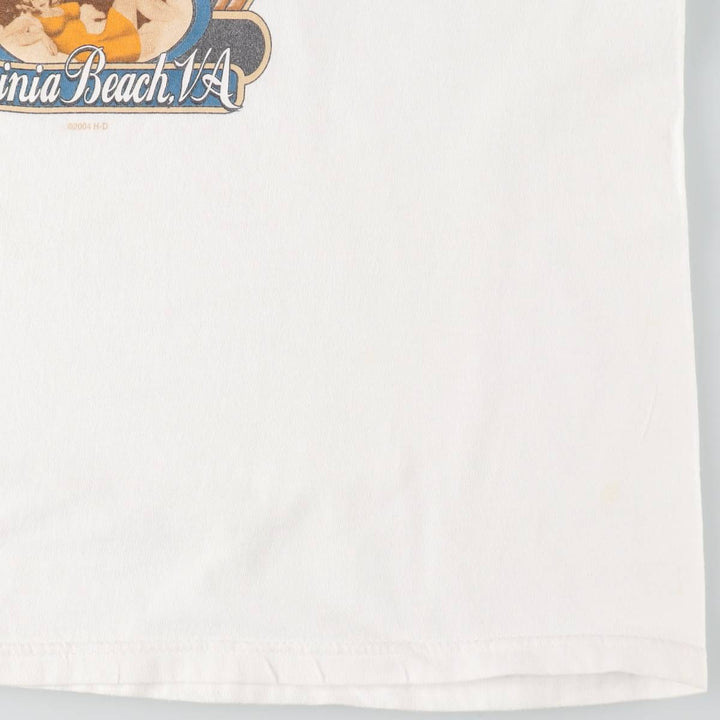 00'S Harley-Davidson Motorcycle Bike T-shirt Made in USA Men's L size /eaa523862