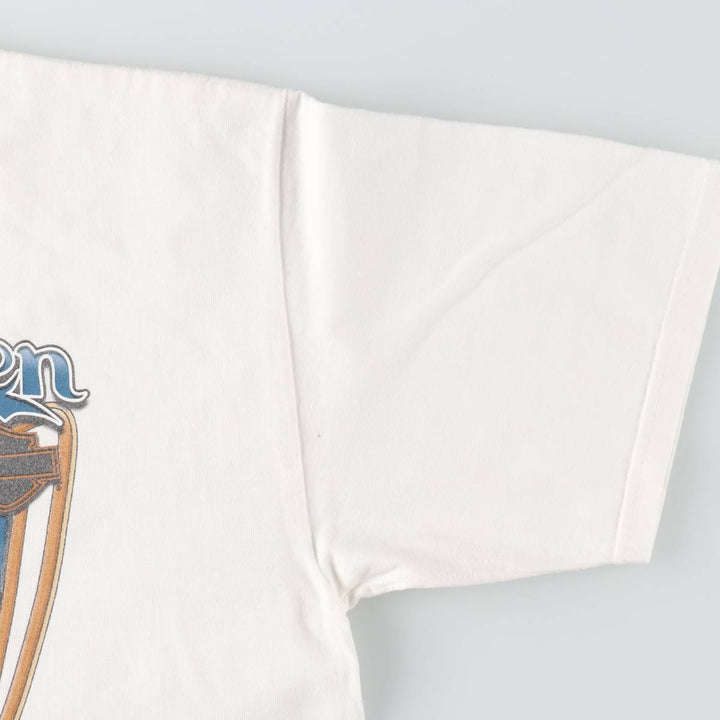 00'S Harley-Davidson Motorcycle Bike T-shirt Made in USA Men's L size /eaa523862