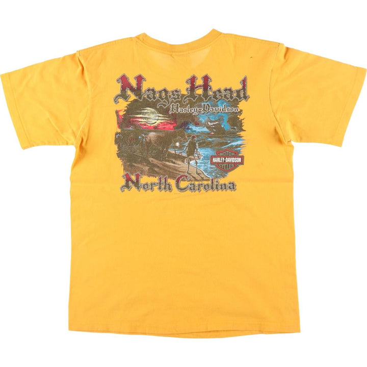 00'S Harley-Davidson Motorcycle Bike T-shirt Made in USA Men's L size /eaa523871