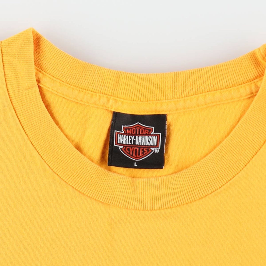 00'S Harley-Davidson Motorcycle Bike T-shirt Made in USA Men's L size /eaa523871