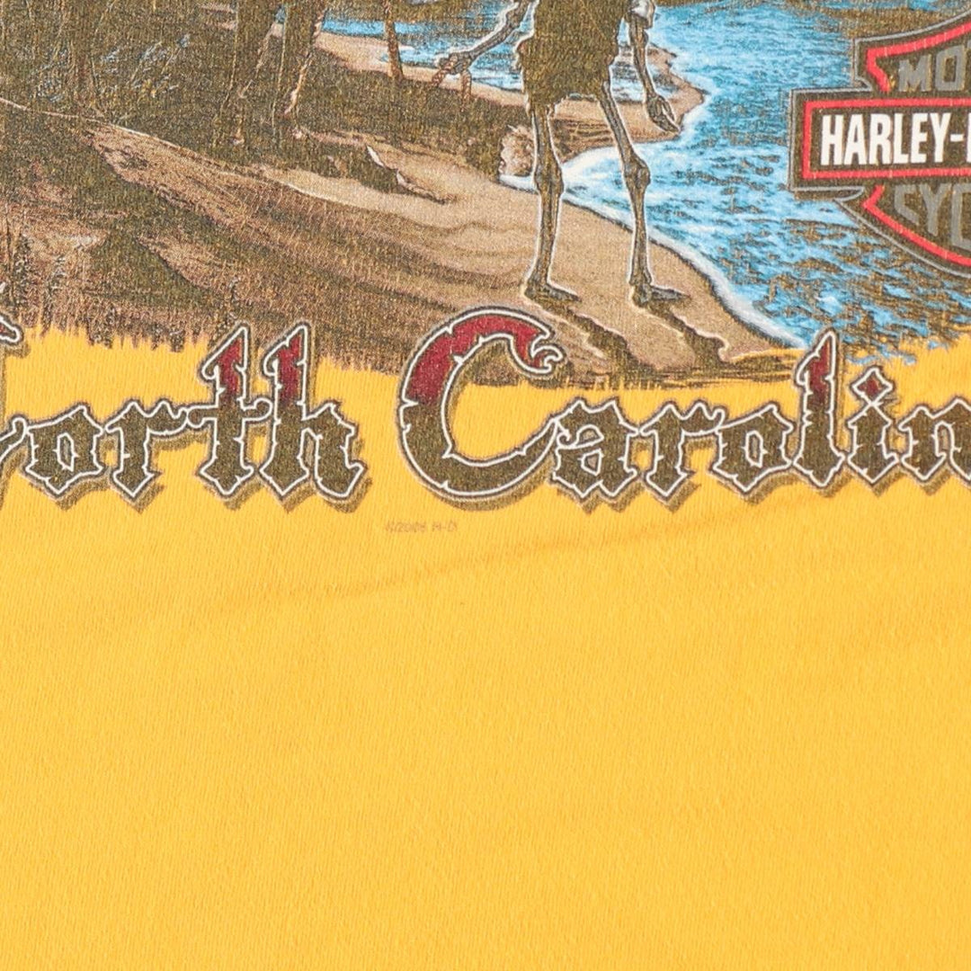 00'S Harley-Davidson Motorcycle Bike T-shirt Made in USA Men's L size /eaa523871