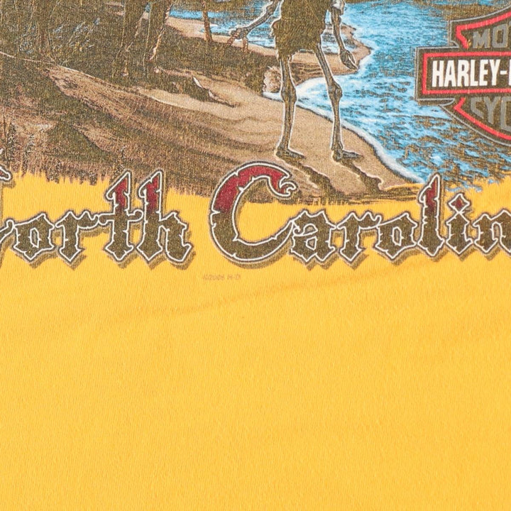 00'S Harley-Davidson Motorcycle Bike T-shirt Made in USA Men's L size /eaa523871