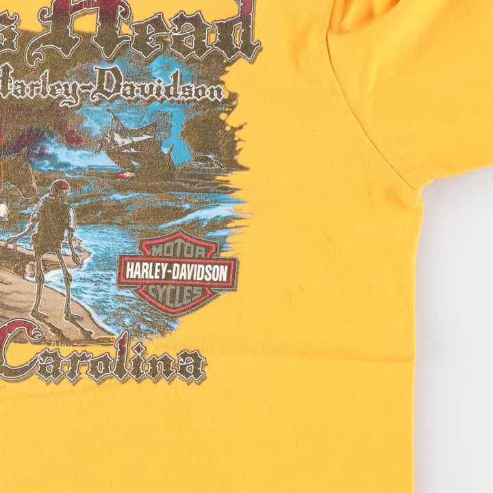 00'S Harley-Davidson Motorcycle Bike T-shirt Made in USA Men's L size /eaa523871