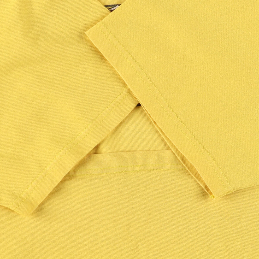 00'S Harley-Davidson Hanes Motorcycle Bike T-shirt Made in USA Men's XL cotton yellow type Vintage Second Hand