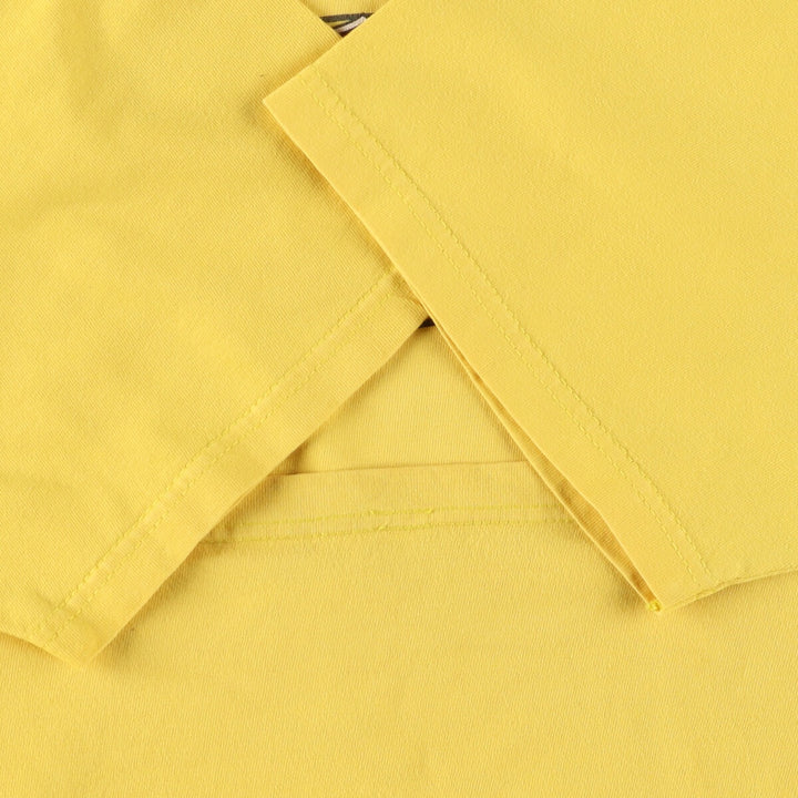 00'S Harley-Davidson Hanes Motorcycle Bike T-shirt Made in USA Men's XL cotton yellow type Vintage Second Hand