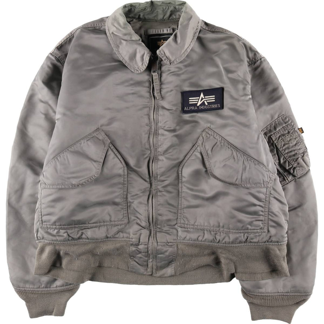 Civilian Alpha CWU-45/P Type Back Logo Military Flight Jacket Men's XL Size /eaa523900