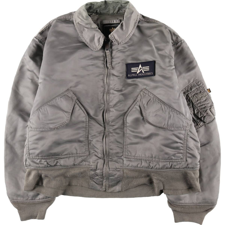 Civilian Alpha CWU-45/P Type Back Logo Military Flight Jacket Men's XL Size /eaa523900