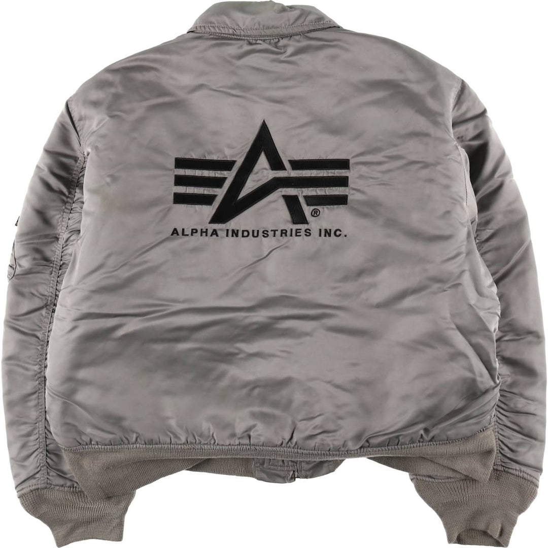 Civilian Alpha CWU-45/P Type Back Logo Military Flight Jacket Men's XL Size /eaa523900