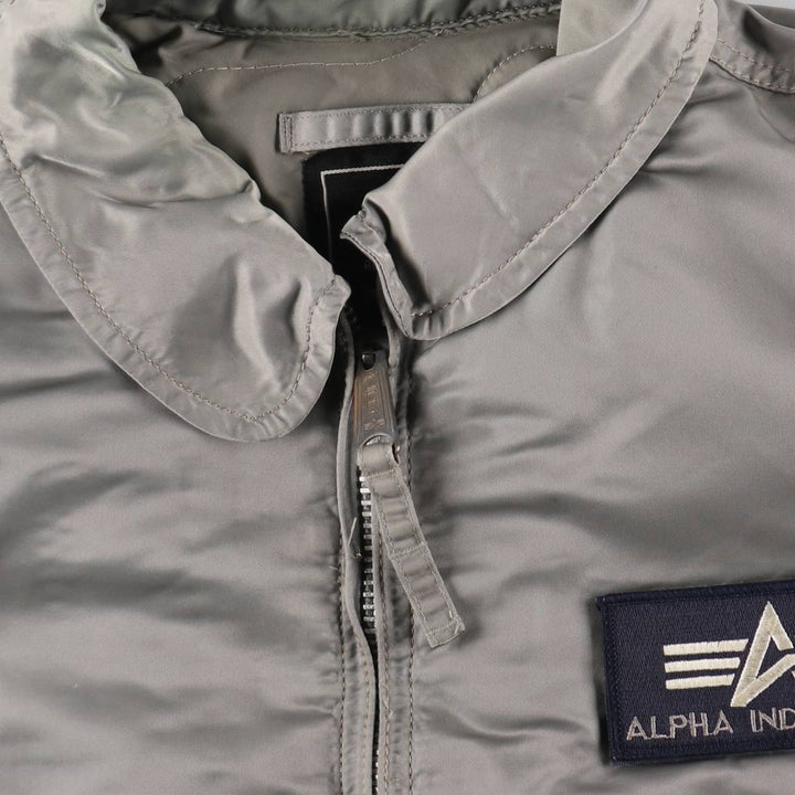 Civilian Alpha CWU-45/P Type Back Logo Military Flight Jacket Men's XL Size /eaa523900