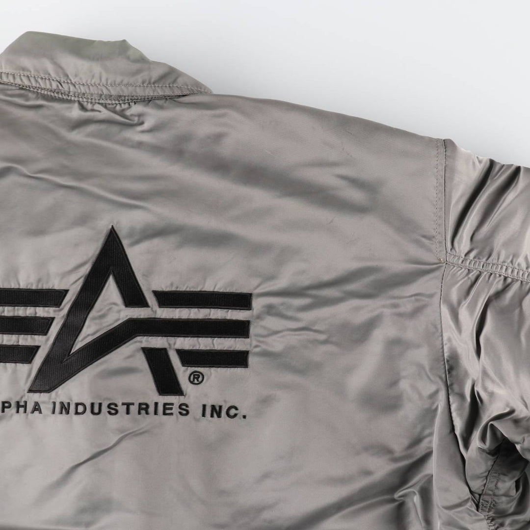 Civilian Alpha CWU-45/P Type Back Logo Military Flight Jacket Men's XL Size /eaa523900