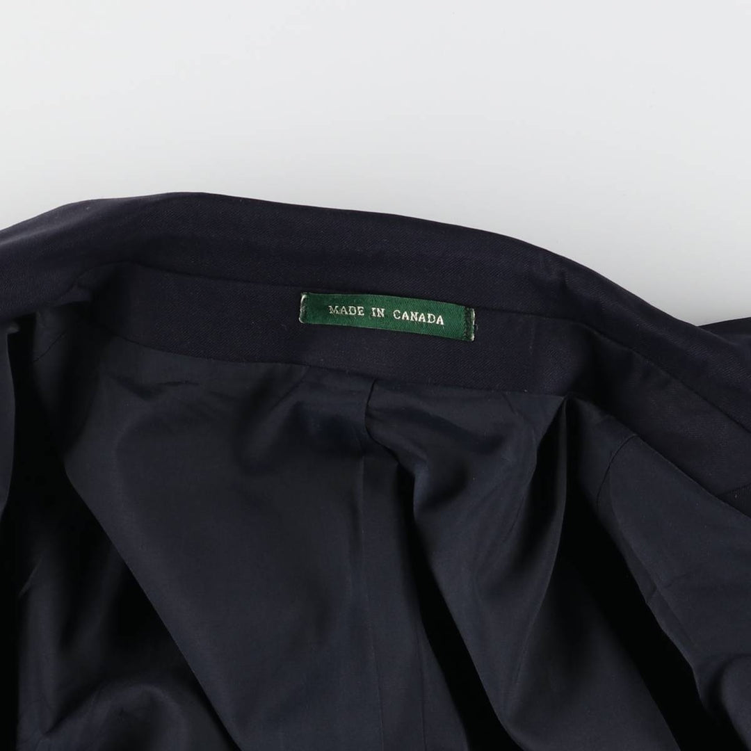 Ralph Lauren LAUREN Navy blazer, tailored jacket, made in Canada, men's size L / eaa523930