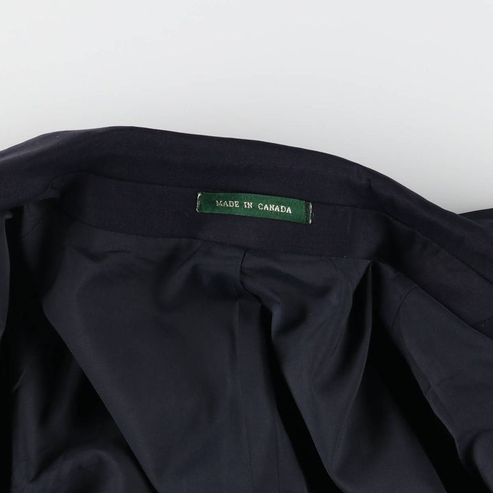 Ralph Lauren LAUREN Navy blazer, tailored jacket, made in Canada, men's size L / eaa523930