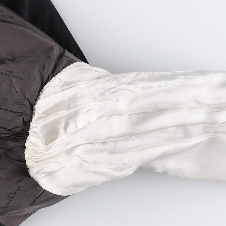 Pierre Balmain PARIS Stripe Pattern Double Breasted Peak Lapel Wool Tailored Jacket Men's M size / eaa523942