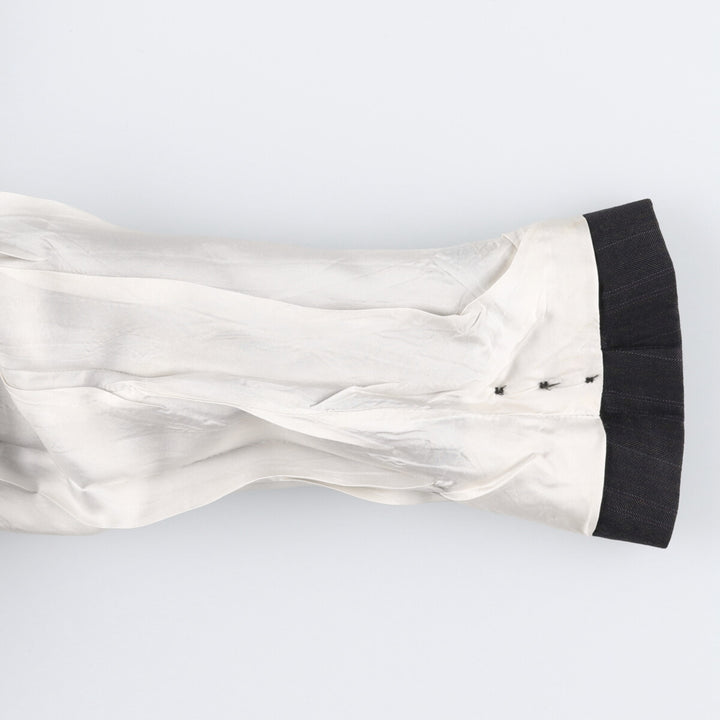 Pierre Balmain PARIS Stripe Pattern Double Breasted Peak Lapel Wool Tailored Jacket Men's M size / eaa523942