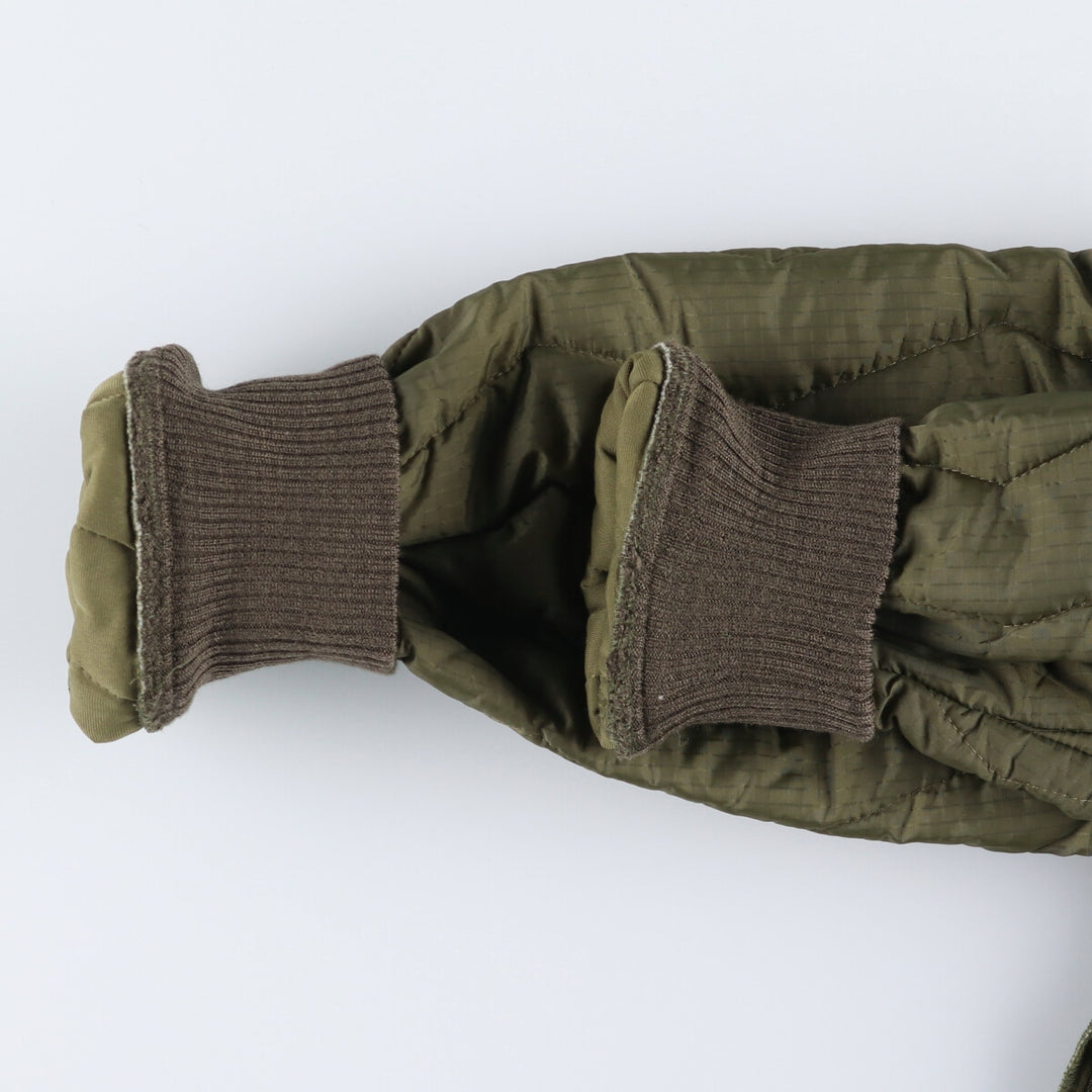 90'S UNKNOWN Military Liner Jacket, Size 6, Men's Medium, German Army others Khaki type Vintage Second Hand