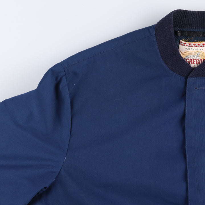 Vintage 1960'S McGREGOR globe tag jacket, men's size XL unclear navy blue type Vintage Second Hand
