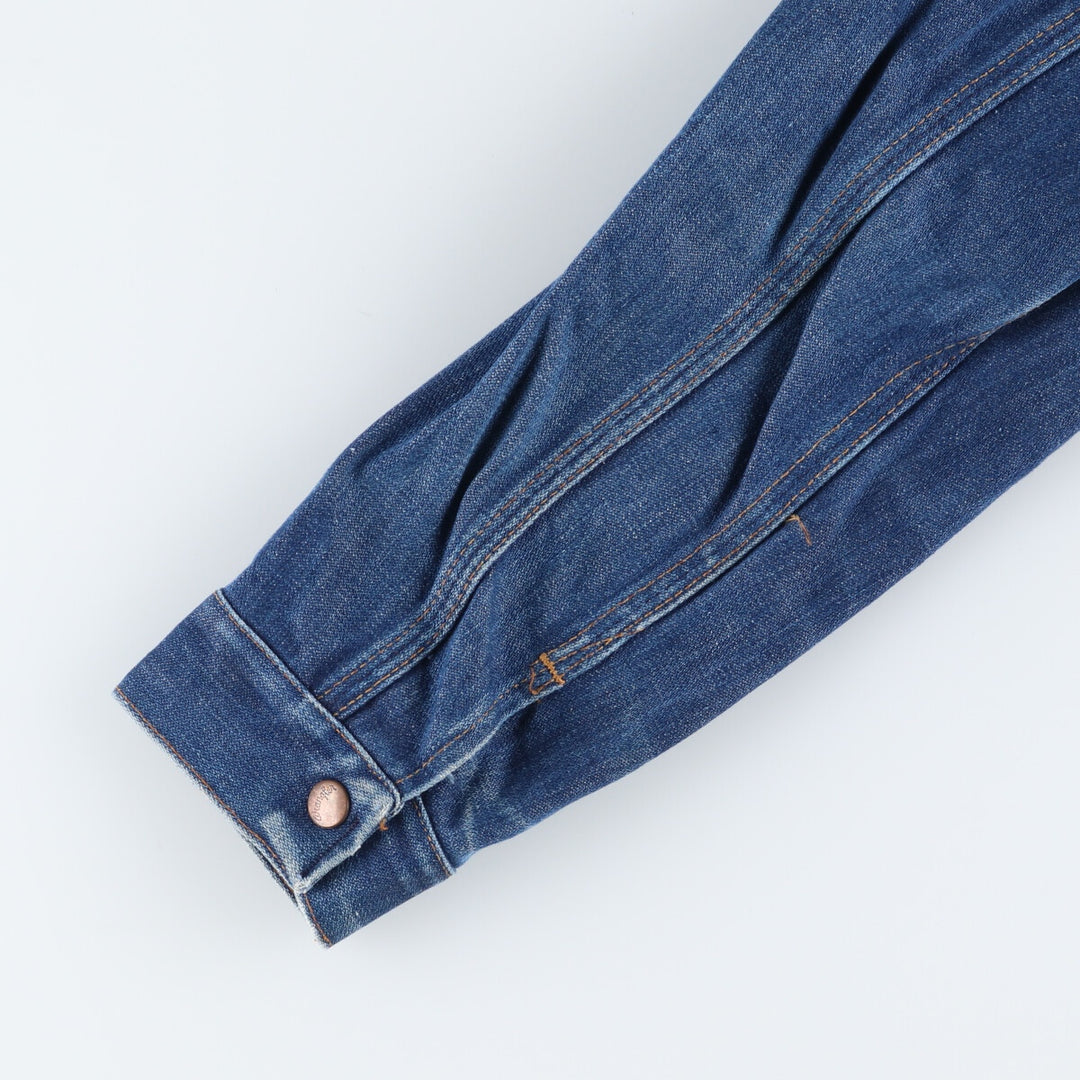 Vintage 80'S Wrangler denim jacket, made in USA, size S, men's /eaa523965