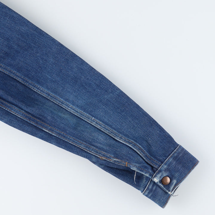 Vintage 80'S Wrangler denim jacket, made in USA, size S, men's /eaa523965