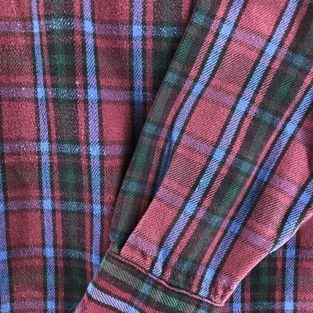 90'S Five Brother Long Sleeve Flannel Check Shirt Men's XL Vintage /eaa524027