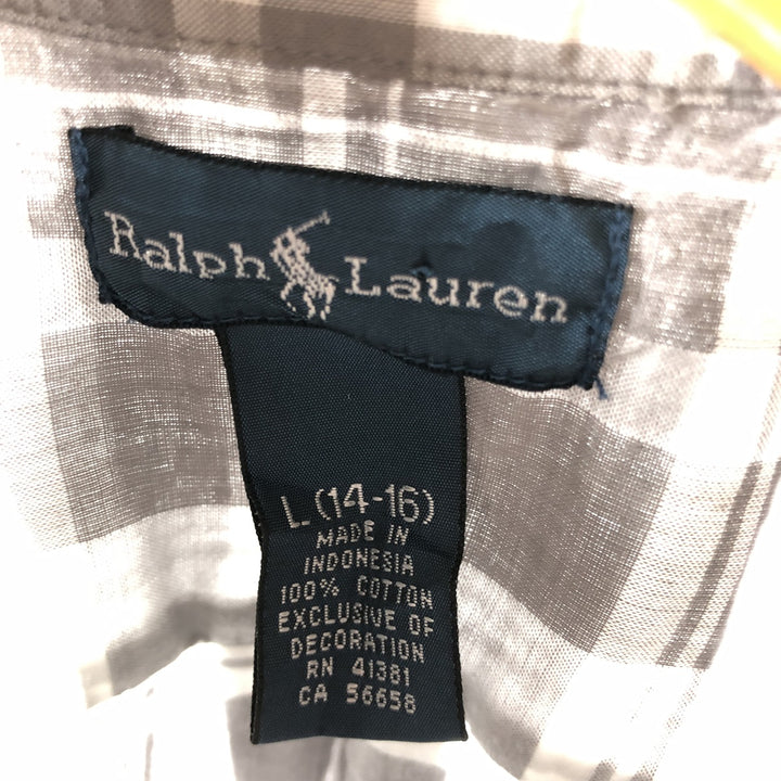 Ralph Lauren Long Sleeve Button Down Check Shirt Women's Size S / eaa524039