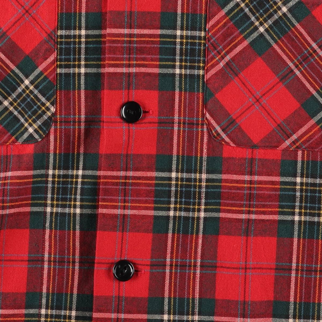 Ralph Lauren Polo Sport Check Pattern Long Sleeve Cotton Check Shirt Box Shirt Women's M Size / eaa524041