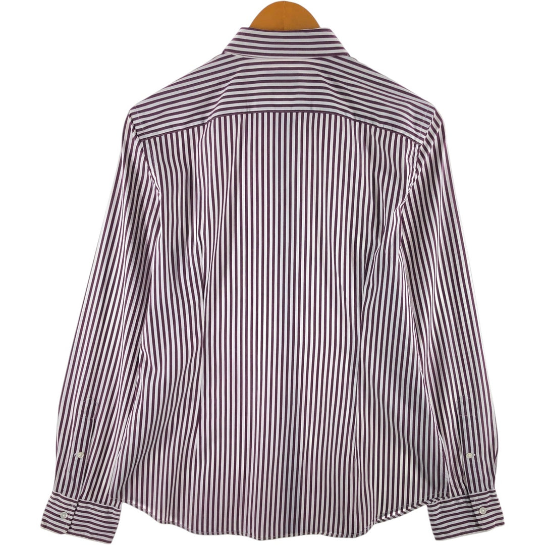 Ralph Lauren POLO RALPH LAUREN SLIM STRTCH long sleeve cotton striped shirt women's size M /eaa524042