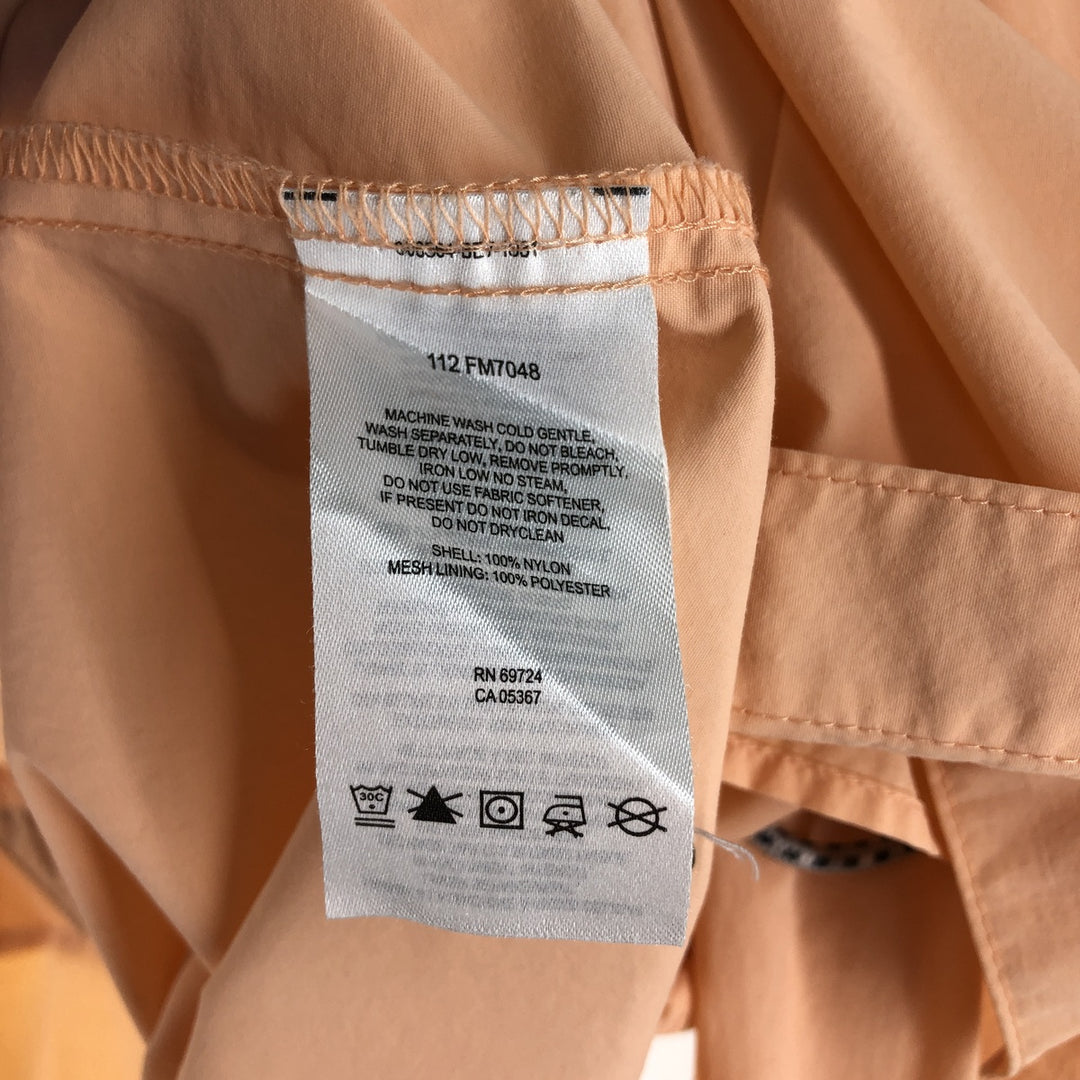 Columbia PFG Omni-Shade Button-Down Long Sleeve Fishing Shirt, Men's Size Small Nylon orange type Vintage Second Hand