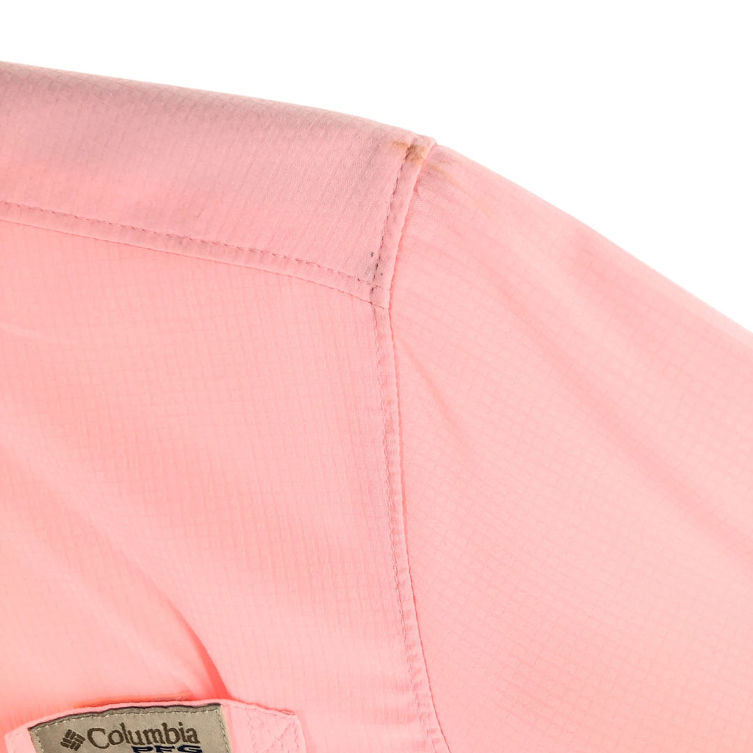 Columbia PFG Omni-Shade Long Sleeve Fishing Shirt, Women's, Size M polyester pink type Vintage Second Hand