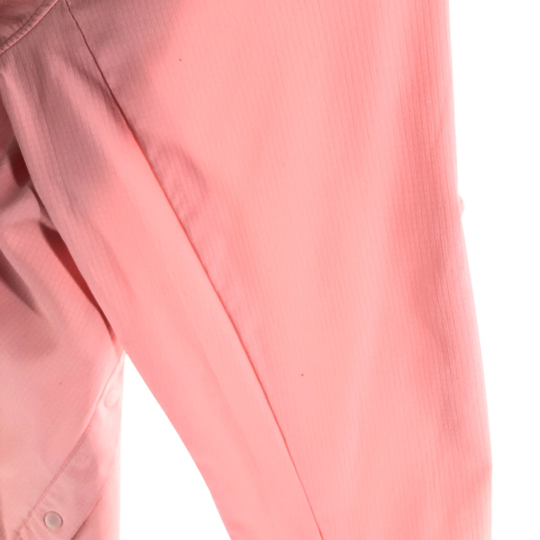 Columbia PFG Omni-Shade Long Sleeve Fishing Shirt, Women's, Size M polyester pink type Vintage Second Hand