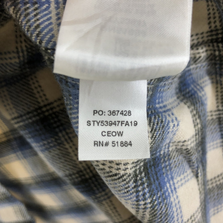Patagonia ORGANIC COTTON Organic Cotton Long Sleeve Flannel Check Shirt Men's L Size / eaa524069