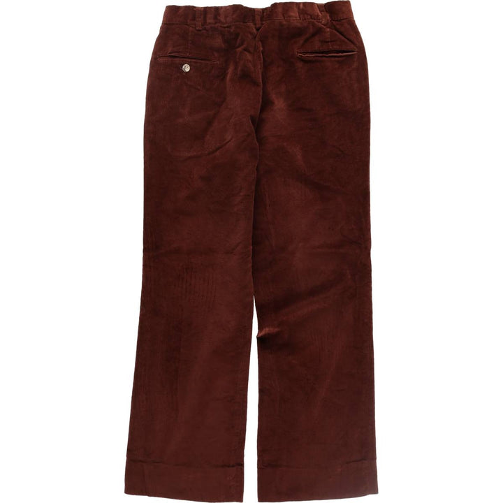 IZOD Men's Corduroy Pants, Size W32 unclear red type reddish brown Vintage Second Hand