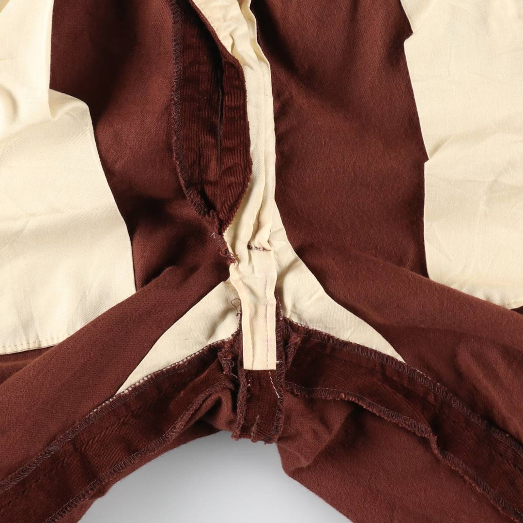 IZOD Men's Corduroy Pants, Size W32 unclear red type reddish brown Vintage Second Hand