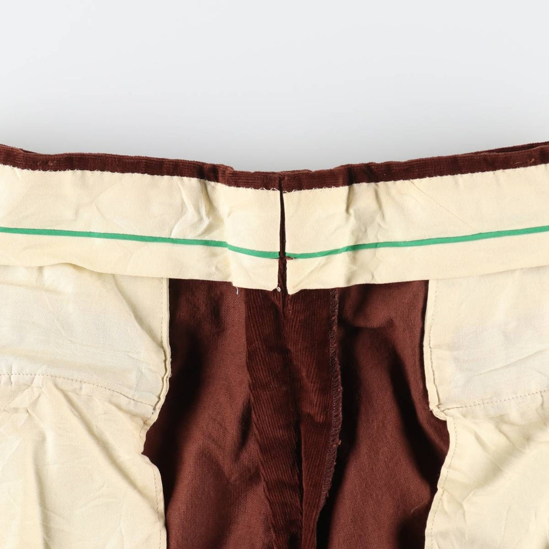 IZOD Men's Corduroy Pants, Size W32 unclear red type reddish brown Vintage Second Hand
