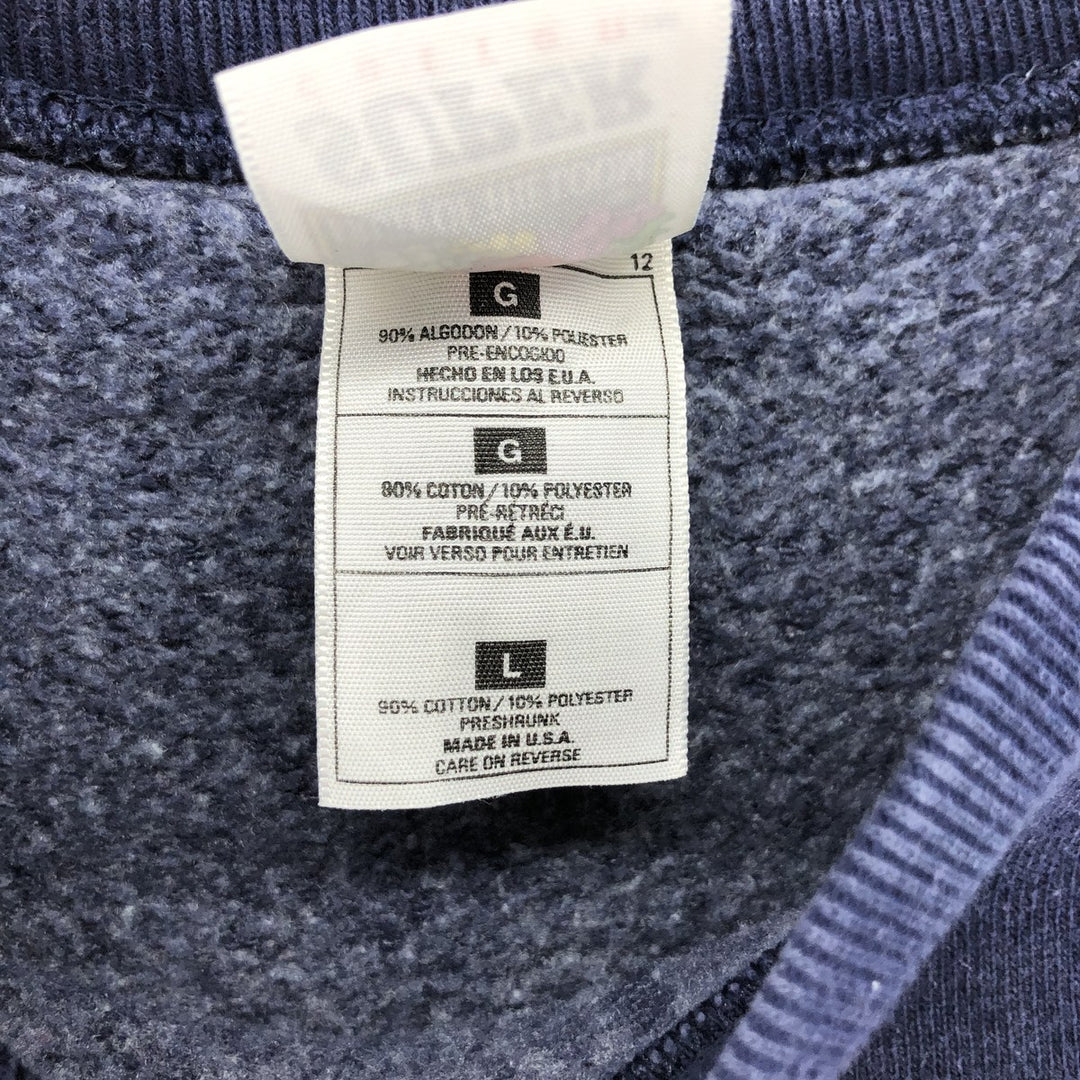 90'S Fruit of the Loom Ford Advertising Sweatshirt, Made in USA, Men's Size L, Vintage cotton navy blue type Vintage Second Hand