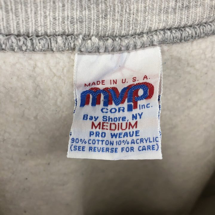 Vintage 90'S MVP college sweatshirt, made in the USA, size M, men's cotton gray type Vintage Second Hand