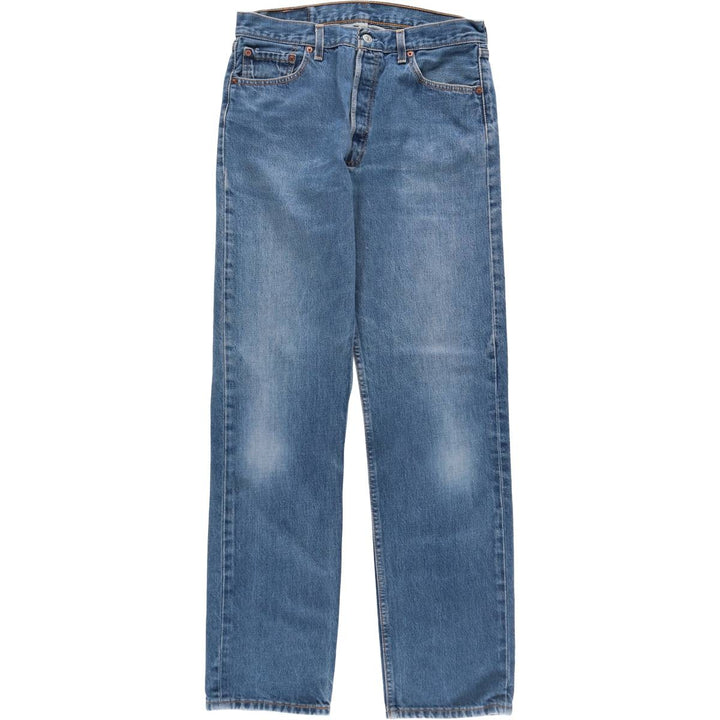 2000'S Levi's 501-0169 Straight Denim Pants, Made in USA, Men's Size 34 (approx.) cotton blue type Vintage Second Hand