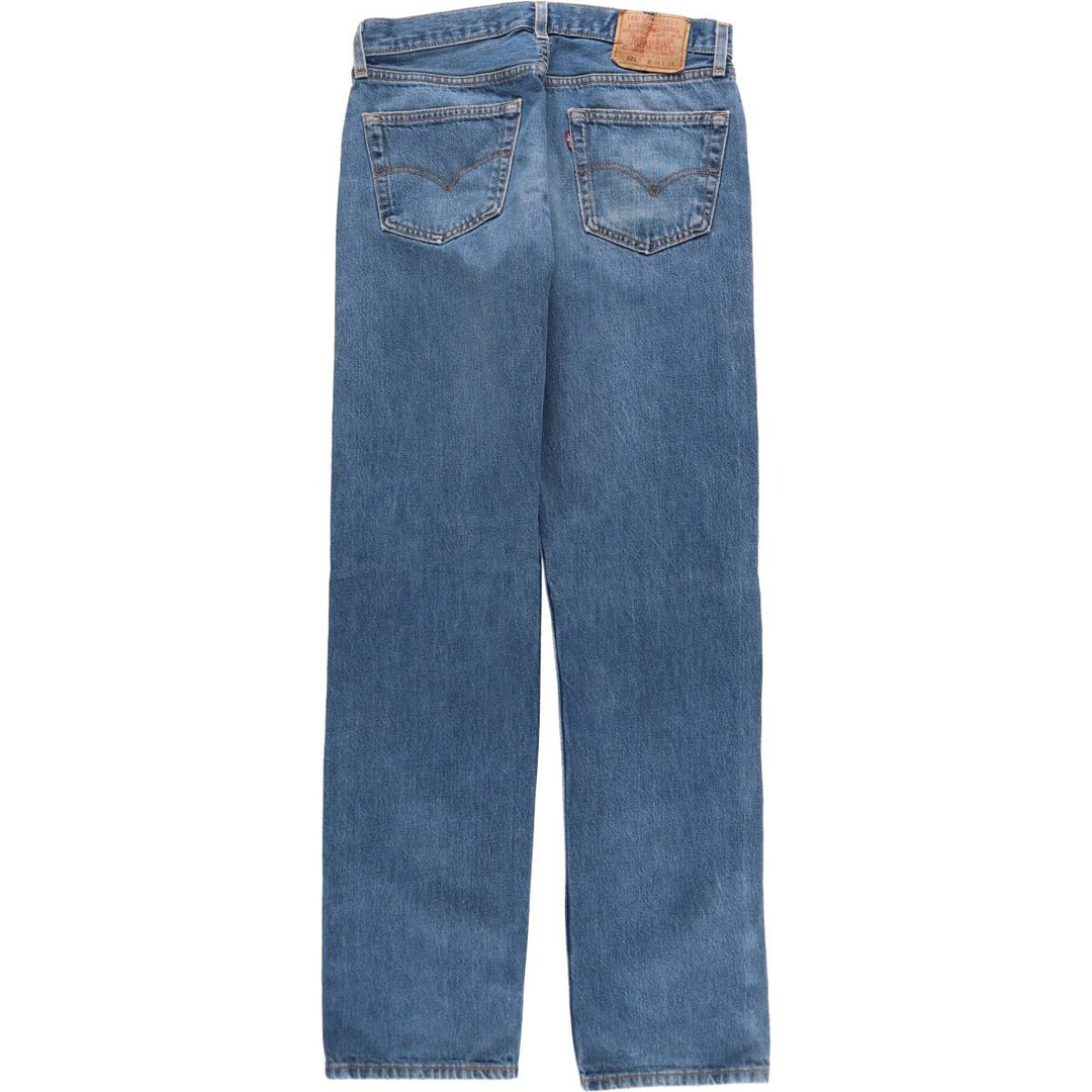 2000'S Levi's 501-0169 Straight Denim Pants, Made in USA, Men's Size 34 (approx.) cotton blue type Vintage Second Hand