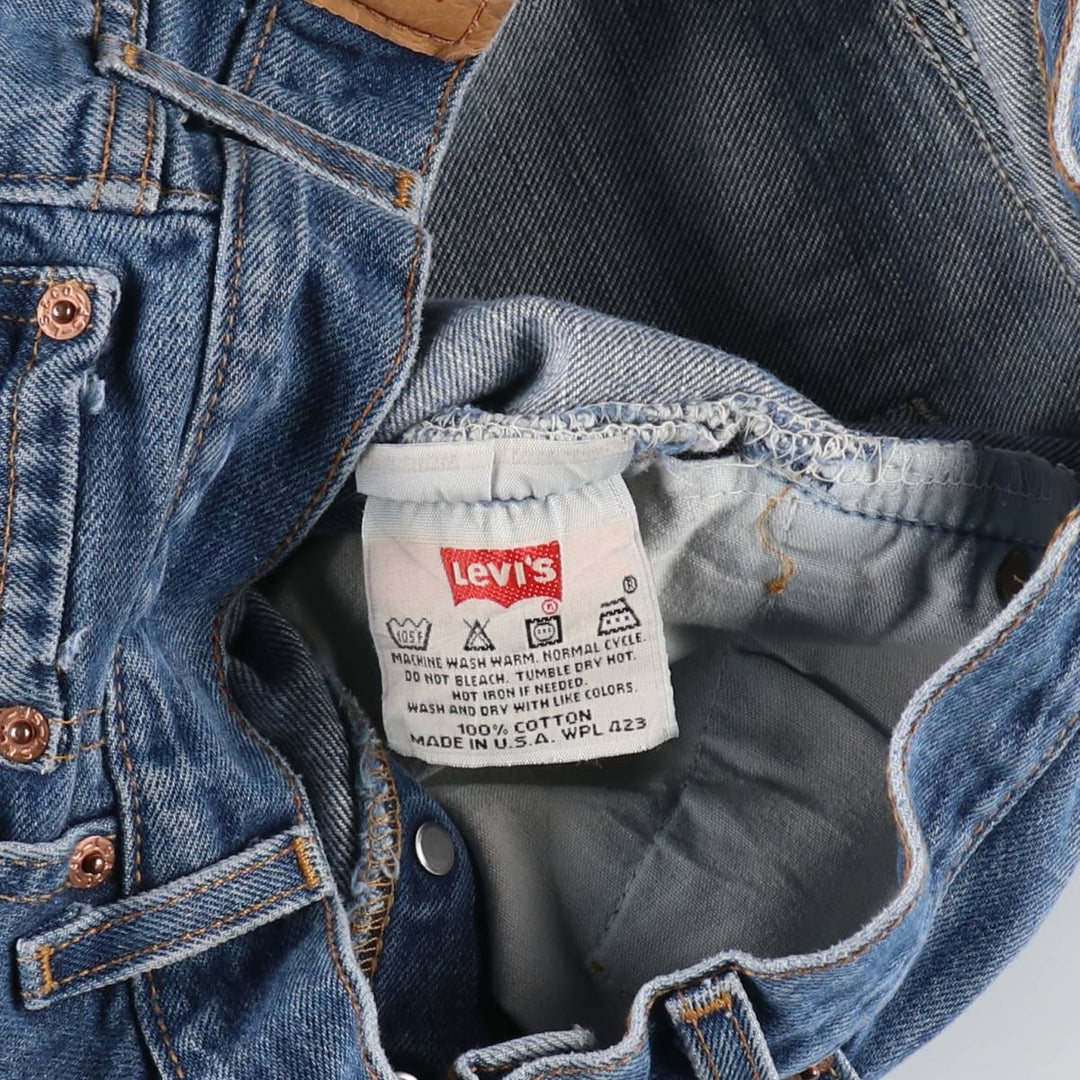 2000'S Levi's 501-0169 Straight Denim Pants, Made in USA, Men's Size 34 (approx.) cotton blue type Vintage Second Hand