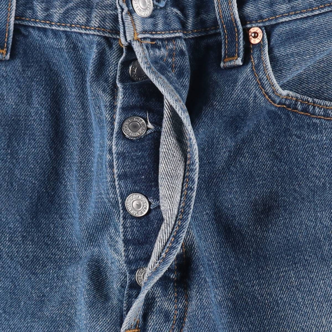 2000'S Levi's 501-0169 Straight Denim Pants, Made in USA, Men's Size 34 (approx.) cotton blue type Vintage Second Hand