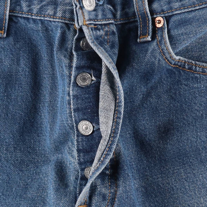 2000'S Levi's 501-0169 Straight Denim Pants, Made in USA, Men's Size 34 (approx.) cotton blue type Vintage Second Hand