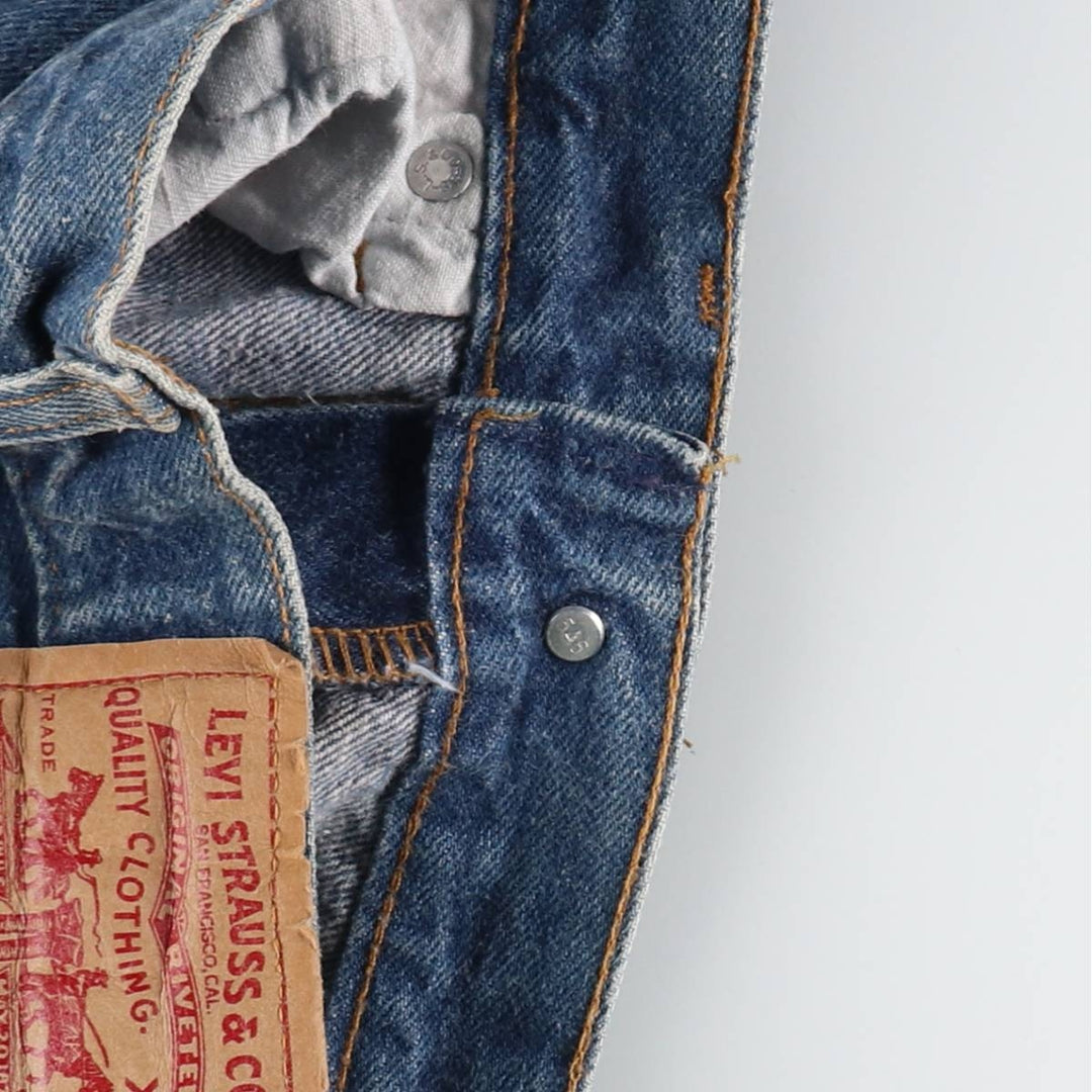 90'S Levi's 501-0115 Straight Denim Pants Made in USA Men's W34 Vintage cotton blue type Vintage Second Hand
