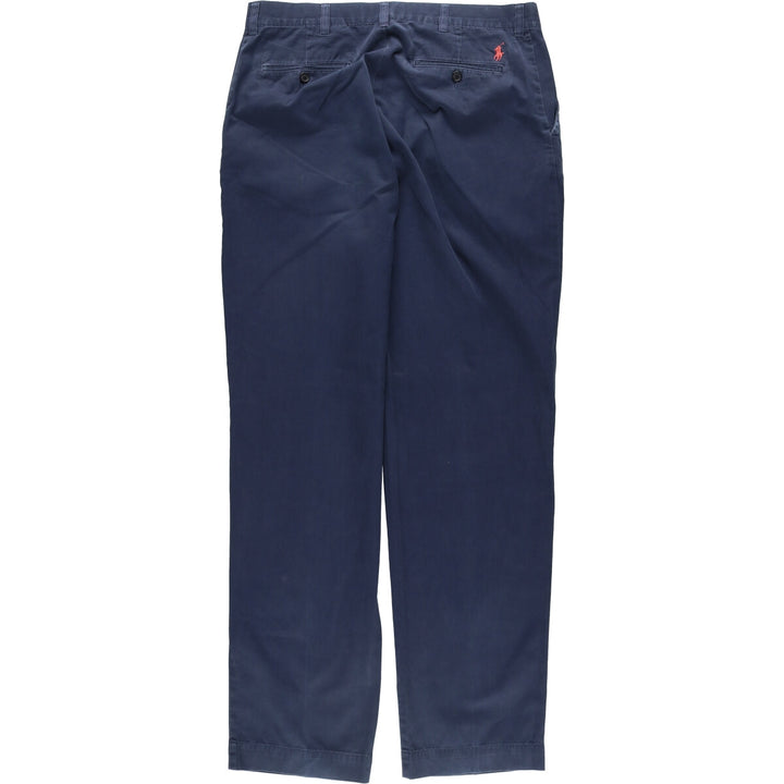 Ralph Lauren POLO by Ralph Lauren PROSPECT PANT Chino pants for men, equivalent to w35 cotton navy blue type Vintage Second Hand