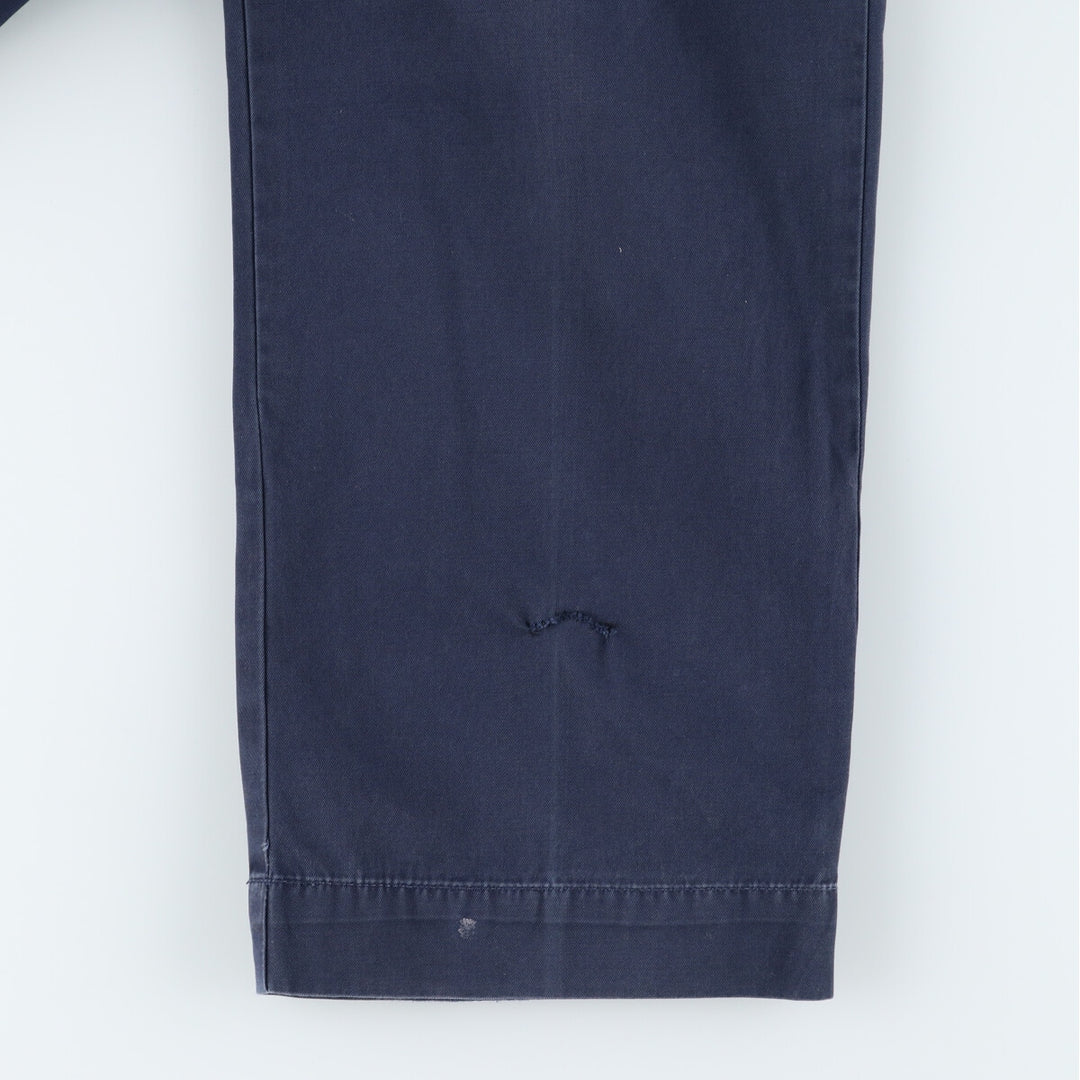 Ralph Lauren POLO by Ralph Lauren PROSPECT PANT Chino pants for men, equivalent to w35 cotton navy blue type Vintage Second Hand