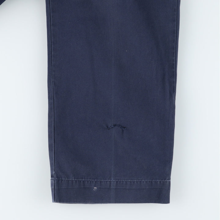 Ralph Lauren POLO by Ralph Lauren PROSPECT PANT Chino pants for men, equivalent to w35 cotton navy blue type Vintage Second Hand