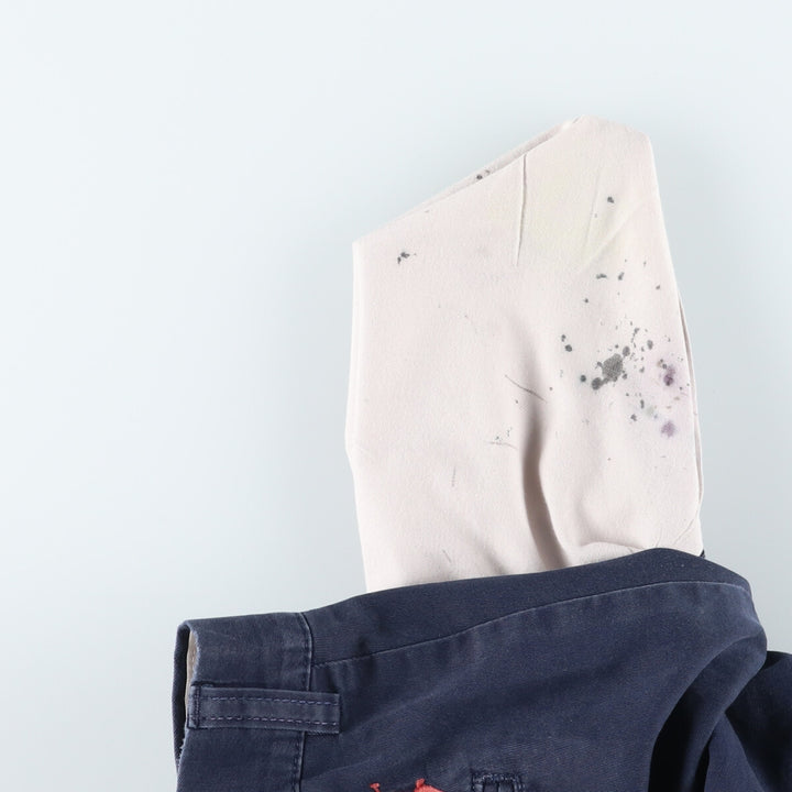 Ralph Lauren POLO by Ralph Lauren PROSPECT PANT Chino pants for men, equivalent to w35 cotton navy blue type Vintage Second Hand