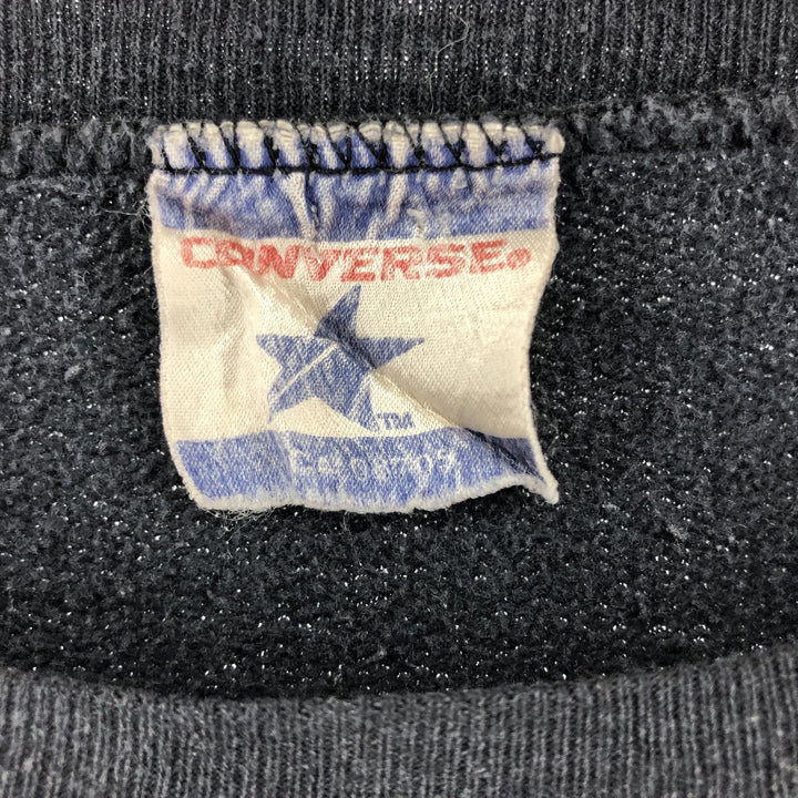 Vintage 90'S Converse print sweatshirt, men's size XXL unclear black type Vintage Second Hand