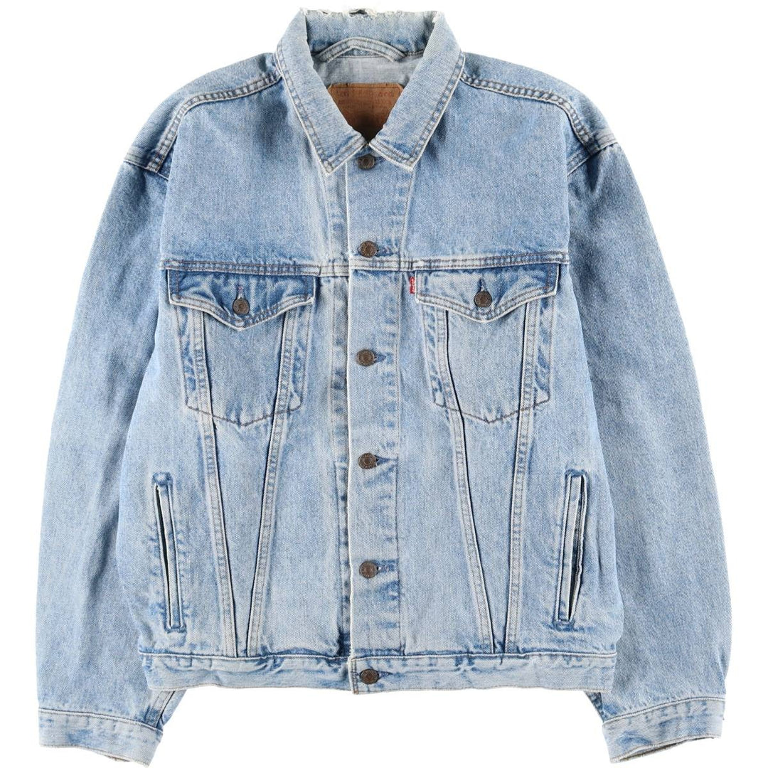 90s-00'S Levi's 75525-4891 Denim Jacket, Made in Canada, Men's Size M (approx.), Vintage. unclear blue type Vintage Second Hand
