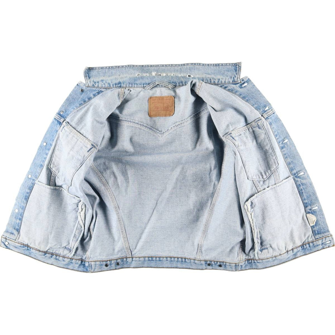 90s-00'S Levi's 75525-4891 Denim Jacket, Made in Canada, Men's Size M (approx.), Vintage. unclear blue type Vintage Second Hand